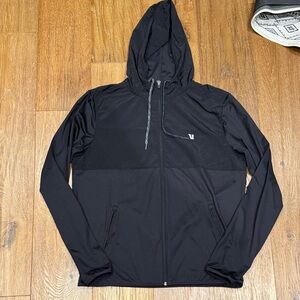 Vuori Men's Black Zip-Up Jacket